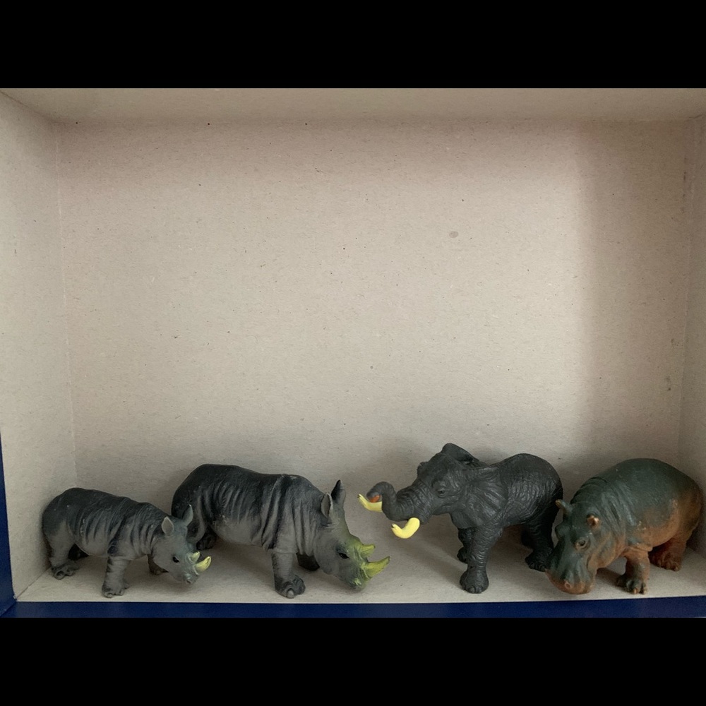 4 little animals for children